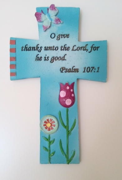 Easter  Ceramic 7.4" Crosses With Bible Verses Set - Picture 5 of 8